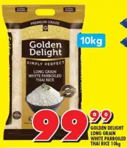 Shoprite Golden Delight Long Grain White Parboiled Thai Rice 10kg offer