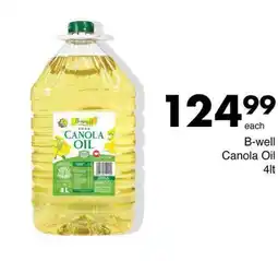 Save B-well Canola Oil offer