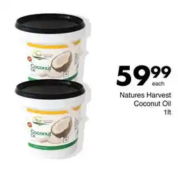 Save Natures Harvest Coconut Oil offer