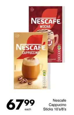 Save Nescafe Cappucino Sticks offer