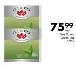 Save Five Roses Green Tea offer