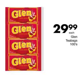 Save Glen Teabags offer