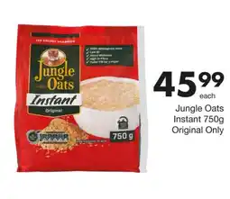 Save Jungle Oats Instant Original offer