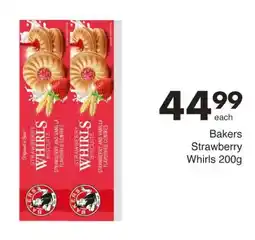 Save Bakers Strawberry Whirls offer
