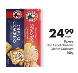 Save Bakers Red Label Creams/ Cream Crackers offer