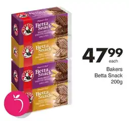 Save Bakers Betta Snack offer