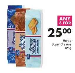 Save Henro Super Creams offer