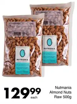 Save Nutmania Almond Nuts Raw offer
