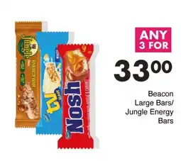 Save Beacon Large Bars/ Jungle Energy Bars offer