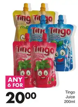 Save Tingo Juice offer