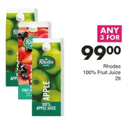Save Rhodes 100% Fruit Juice offer