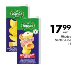 Save Rhodes Nectar Juice offer