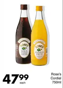 Save Rose's Cordial offer