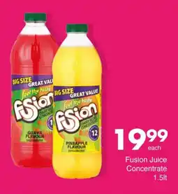 Save Fusion Juice Concentrate offer