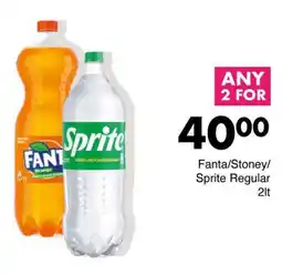 Save Fanta/ Stoney/ Sprite Regular offer
