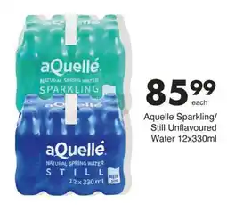 Save Aquelle Sparkling/ Still Unflavoured Water offer