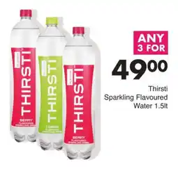 Save Thirsti Sparkling Flavoured Water offer