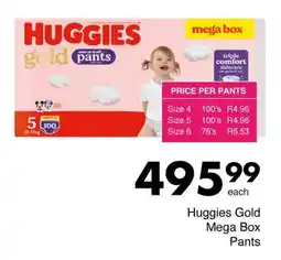Save Huggies Gold Mega Box Pants offer