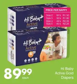 Save Hi Baby Active Gold Diapers offer