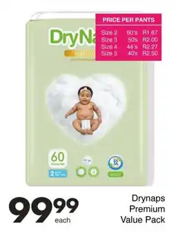 Save Drynaps Premium Value Pack offer
