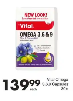 Save Vital Omega 3,6,9 Capsules offer