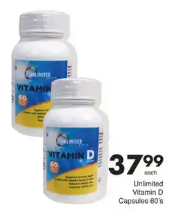 Save Unlimited Vitamin D Capsules offer