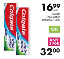 Save Colgate Triple Action Toothpaste offer