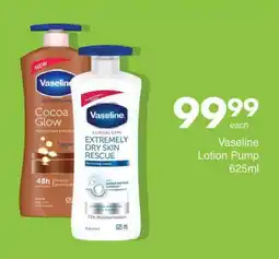 Save Vaseline Lotion Pump offer