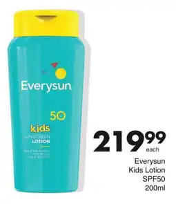 Save Everysun Kids Lotion SPF50 offer