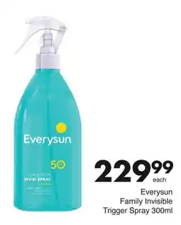Save Everysun Family Invisible Trigger Spray offer