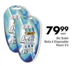 Save Bic Soleil Bella 4 Disposable Razor offer