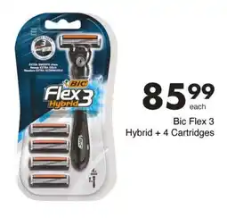 Save Bic Flex 3 Hybrid + 4 Cartridges offer