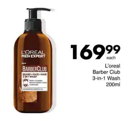 Save L'oreal Barber Club 3-in-1 Wash offer