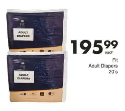Save Fit Adult Diapers offer