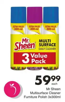Save Mr Sheen Multisurface Cleaner Furniture Polish offer