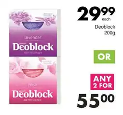 Save Deoblock offer