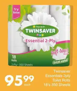 Save Twinsaver Essentials 2ply Toilet Rolls offer
