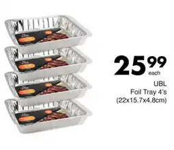 Save UBL Foil Tray offer