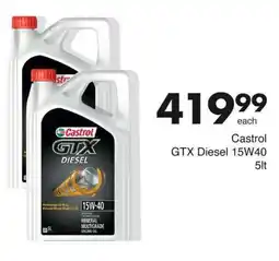 Save Castrol GTX Diesel 15W40 offer