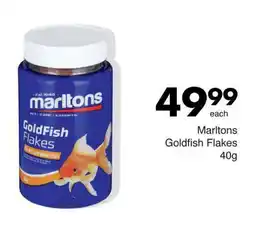 Save Marltons Goldfish Flakes offer