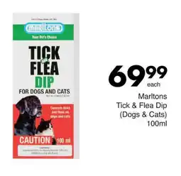 Save Marltons Tick & Flea Dip offer