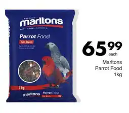 Save Marltons Parrot Food offer