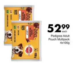 Save Pedigree Adult Pouch Multipack offer