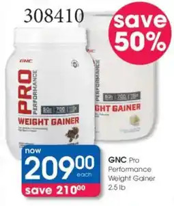 Clicks GNC Pro Performance Weight Gainer offer