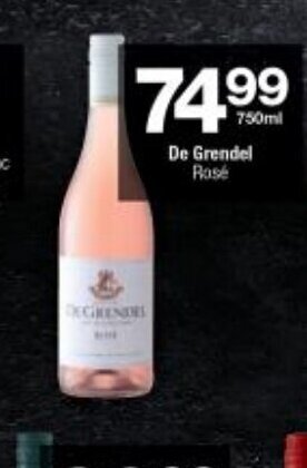 Checkers De Grendel Rose 750ml offer