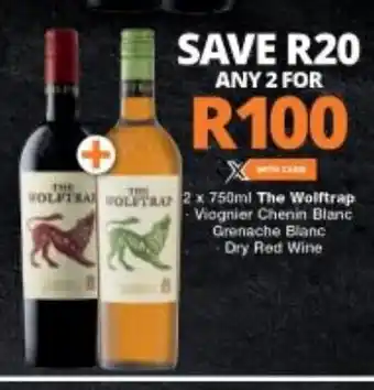 Checkers The Wolftrap 2 x 750ml offer