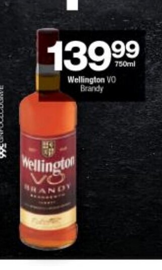 Checkers Wellington VO Brandy 750ml offer