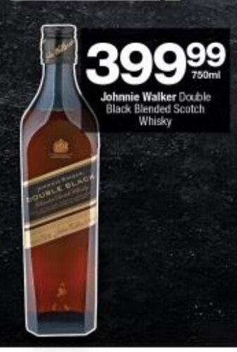 Checkers Johnnie Walker Double Black Blended Scotch Whisky 750ml offer