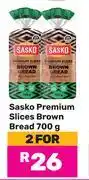 Game Sasko Premium Slices Brown Bread-For 2 x 700g offer