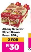 Game Albany Superior Sliced Brown Bread-For 2 x 700g offer